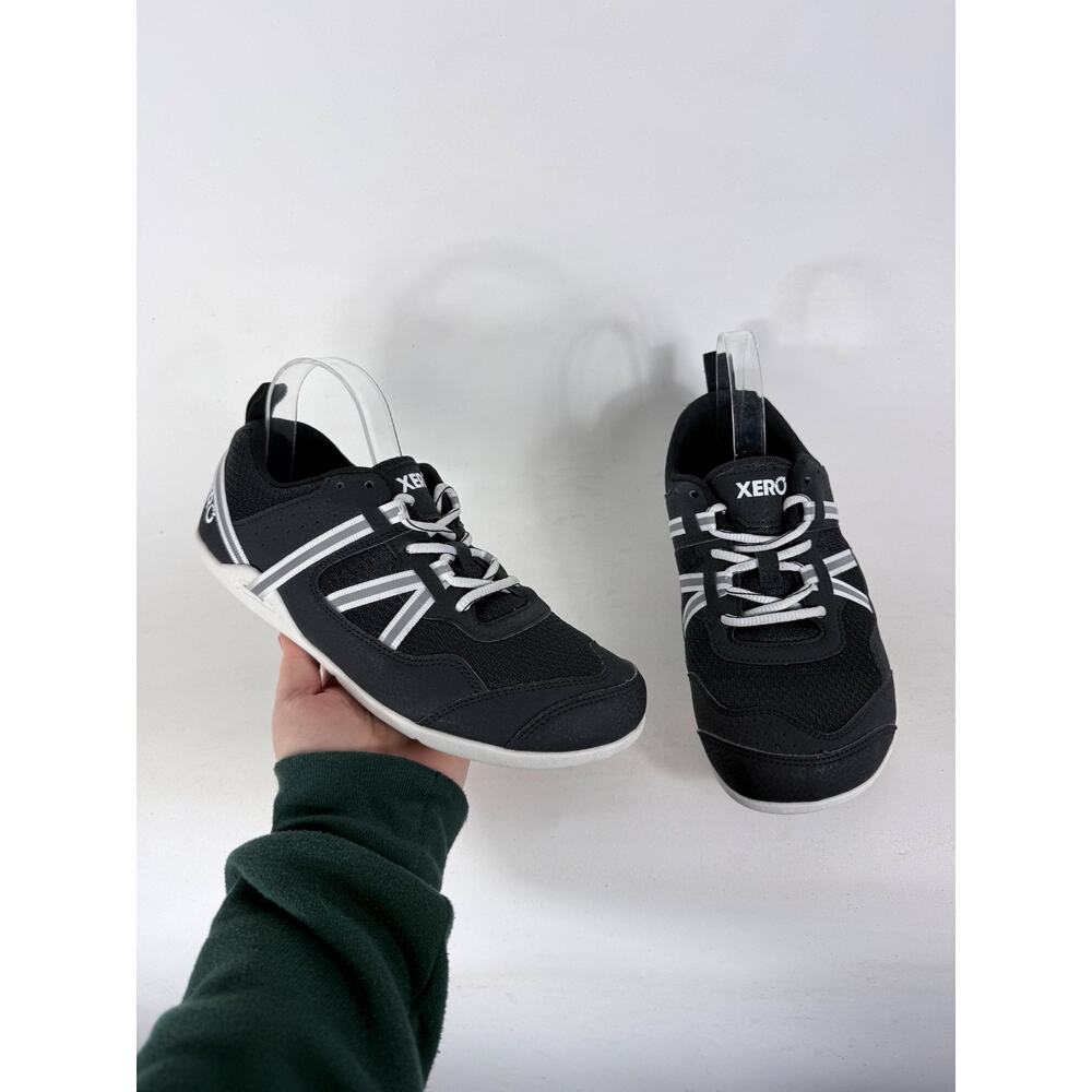 Xero Shoes Prio Sneakers Women's 9 Black White Lace Up Comfort Athletic Shoes